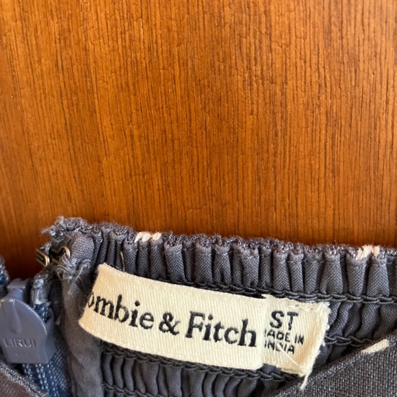 Abercrombie & Fitch Blue Spot Sundress with Tie Shoulders - Picture 4 of 6